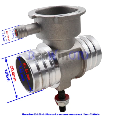 Imagen 2 del producto Manguera de refrigerante de cuello de llenado de radiador de aluminio apta para Chrysler Dodge Caliber Avenger Jeep Patriot 52028810 AL-AL- mostrar título original para requisitos particulares 52029195 AK 55116901 AA