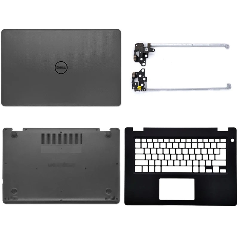 

New Laptop LCD Cover For Dell Inspiron 14 3480 3481 3482 Palmrest Bottom Case Hinges A C D Shell Black Silver