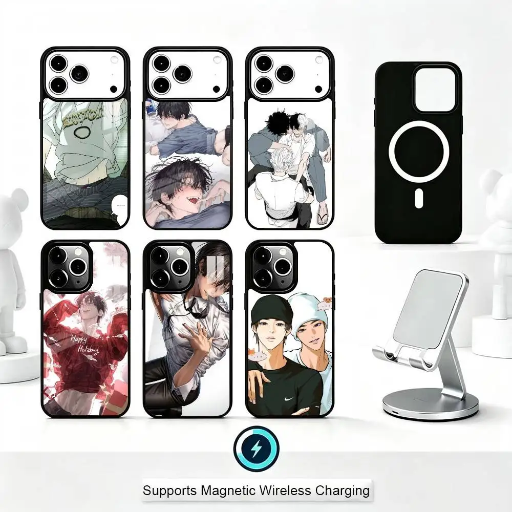 

E-Epc BL Comics Phone Case For iPhone17,16,15,14,13,12,11 Plus,Pro Allows magnetic wireless charging