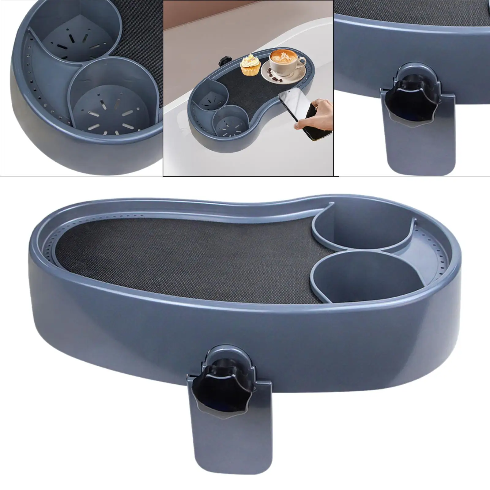 Adjustable Hot Tub Table Tray Sturdy Bath Tray for Tub Hot Tub Drink Holder Side Tray for Bathtub Hot Tub Bath Patio Accessories