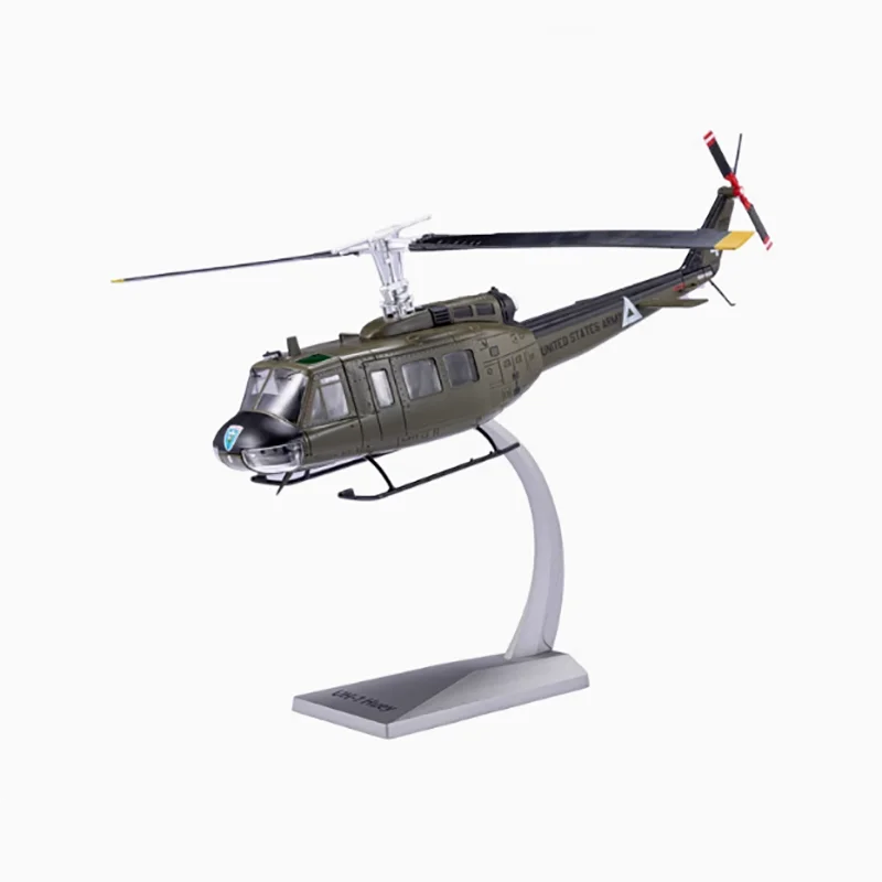 1:48 Scale Alloy US Army Bell UH-1H UH1 Huey Finished Simulation Model Souvenir Aircraft Model Collection