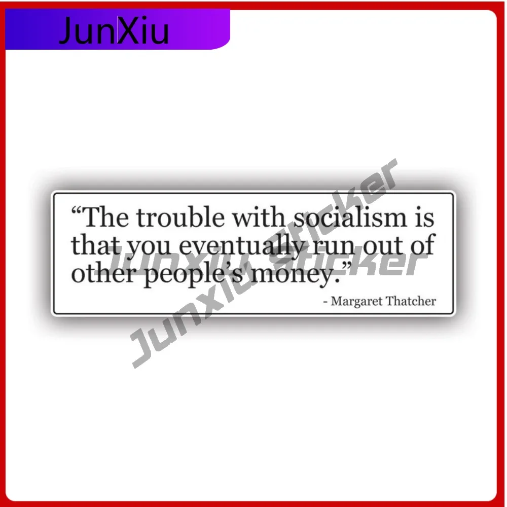 

Thatcher Quote The Sun Resistant Scratch Resistant Anime Style For Car Body Laptop Helmet Self Adhesive Easy To Remove Decal