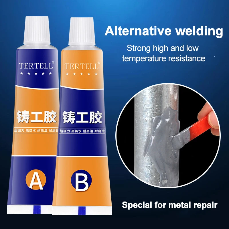 20/70/100g AB Casting Glue Metal Cast Iron Trachoma Stomatal Crackle Repair Agent Heat Resistance Cold Weld Repair Paste Glue