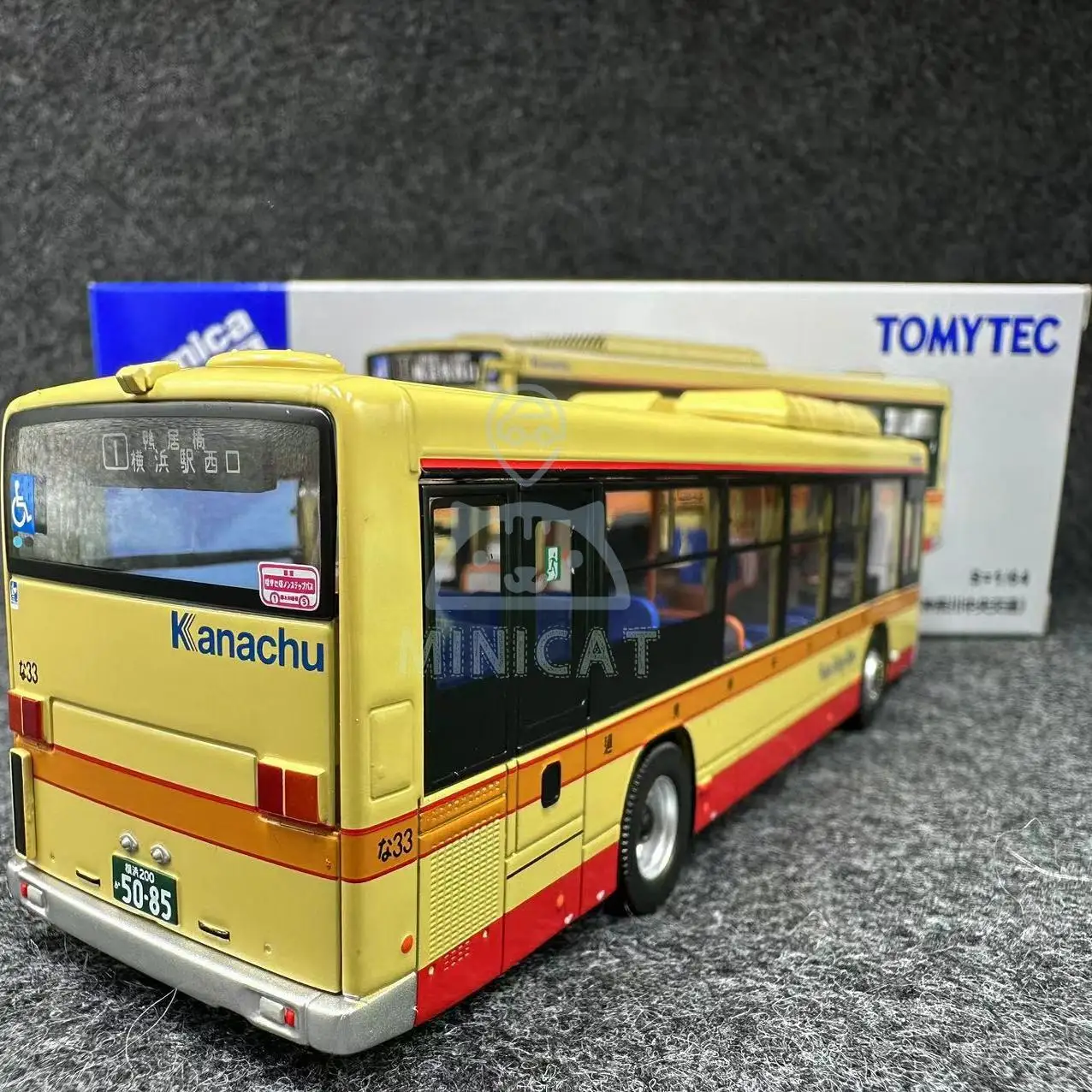 TAKARA TOMY Tomytec 합금 롤러 미니어처 모델, 성인 장식, 남아용 장난감, LV-N245h 이스즈, 가나가와, 츄오, 트랜짓 버스, 1:64 TLV