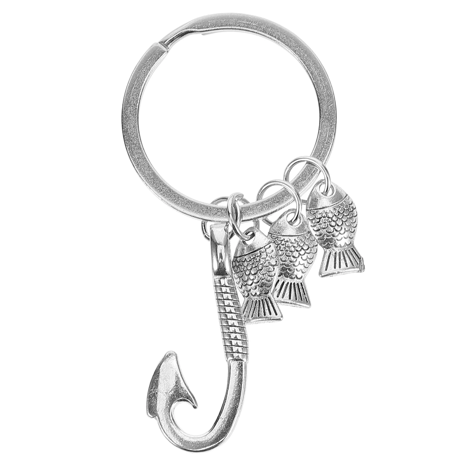 Portachiavi da pesca Portachiavi in metallo Portachiavi durevole Borsa Fascino Regalo per la festa del papà Ornamenti Accessori decorativi