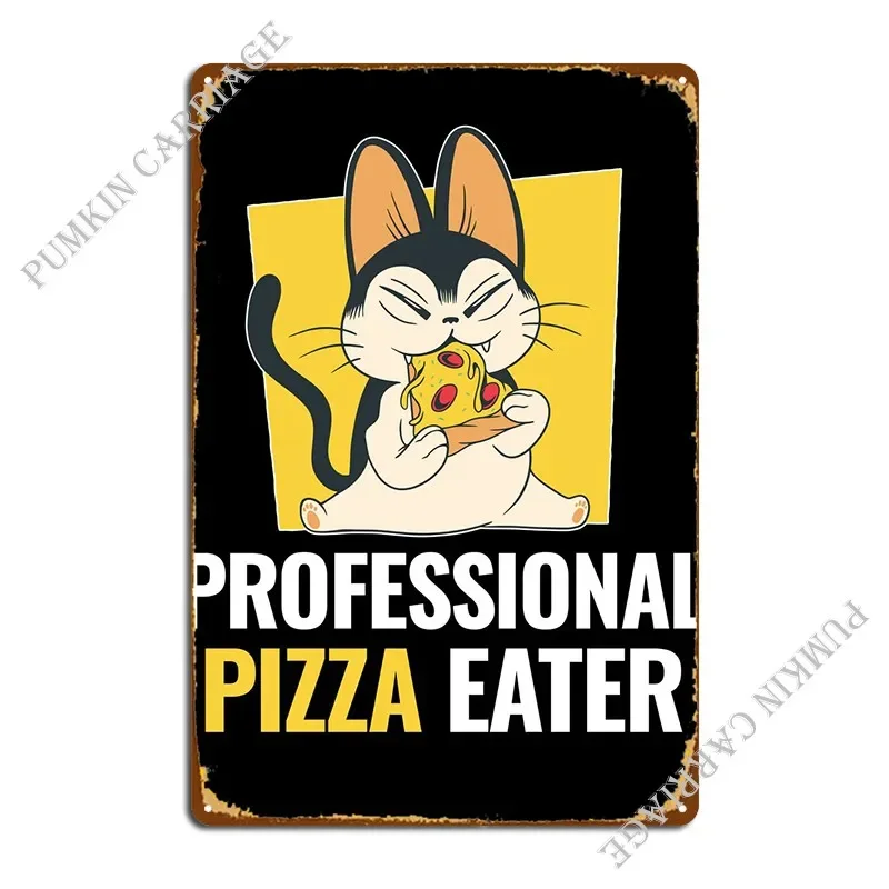 Professional Pizza Eater Metal Signs Bar Garage Living Room Wall Decor Tin Sign Poster