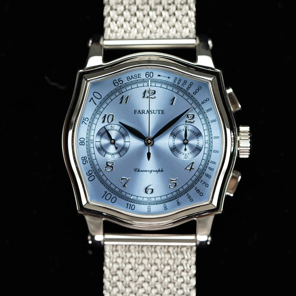 FARASUTE Men's Chronograph Mechanical Watch 39mm Sapphire Crystal