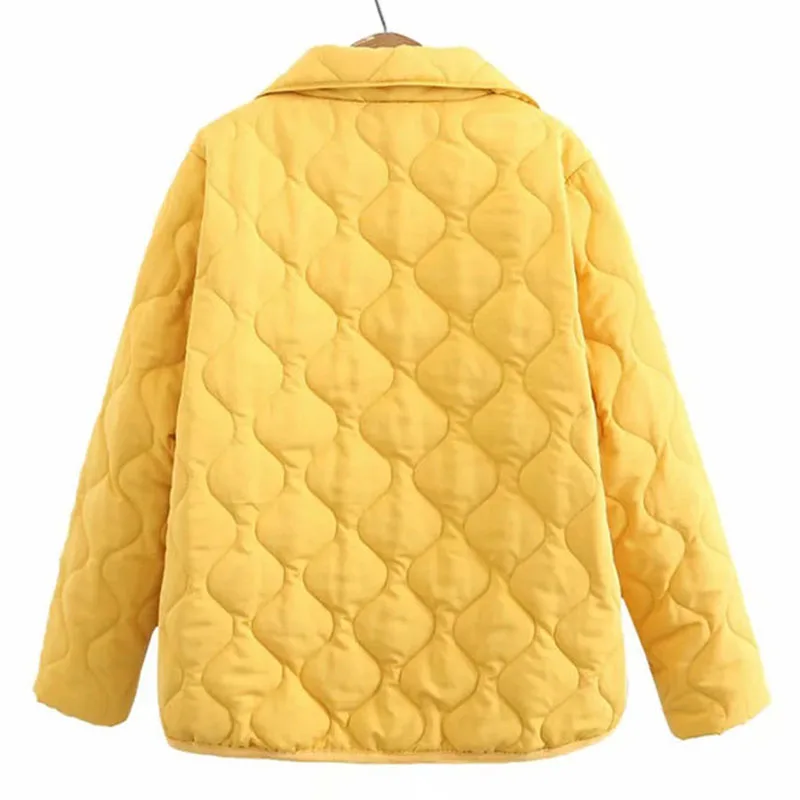 Abrigo de algodón de gran tamaño para mujer, chaqueta acolchada cálida de invierno, ropa de algodón a la moda para mujer, prendas de vestir exteriores Parker de moda con cremallera 4XL