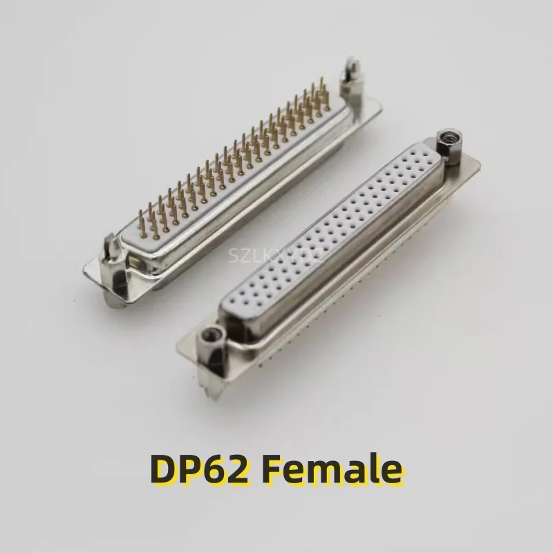 1PCS/LOT DB62 DP62 Male/DP62 Female  Male pins Female hole Welded plate with riveted harpoon fixing screws