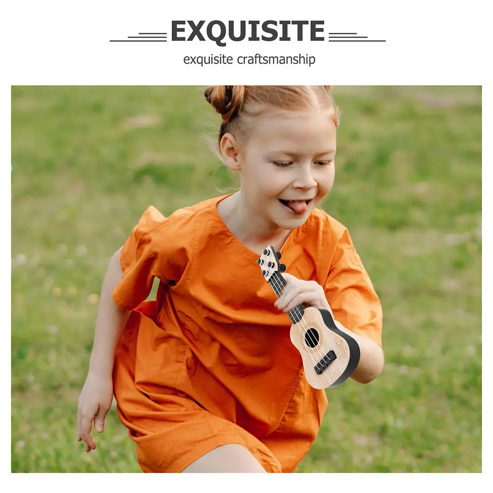 Mini Ukulele For Kids Small Guitar Toddler Beginner Musical Instrument Compact Lightweight Playable Ukulele Montessori Music