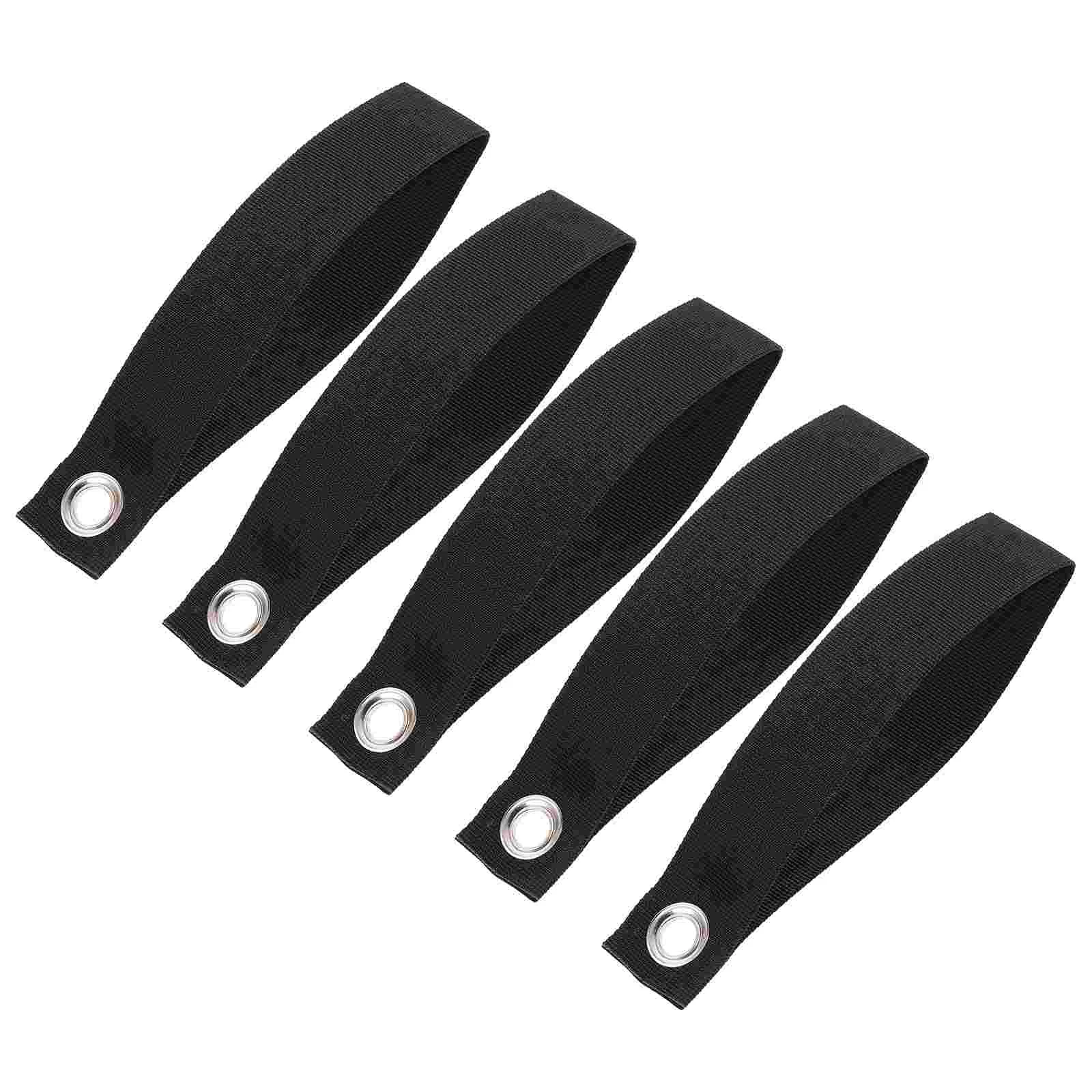 5 Pcs The Tow Fixed Strap Anchor Boat Straps Fishing Accessories Kayak Tie Down Canoe Black Cargo for