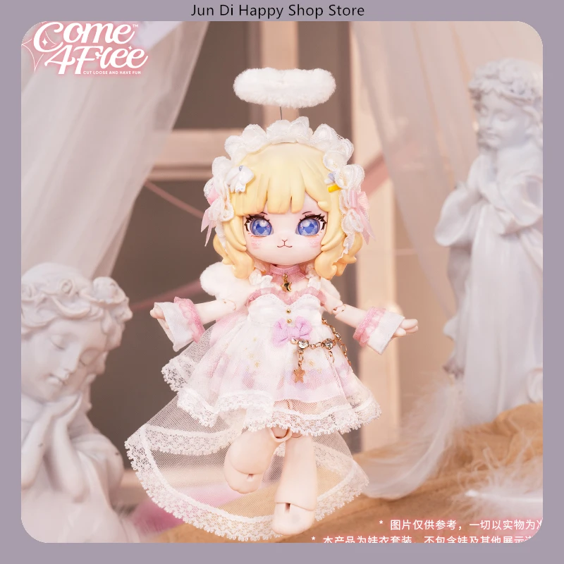 

COME4FREE 1/12 BJD Doll Clothes Fairy Tale Series Sleepless Angel Style Outfit Set for OB11 Cute Doll Clothes