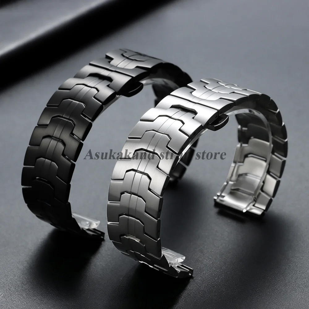 22mm 20mm Stainless Steel Watch Strap For Amazfit Active 2/Bip 3 Pro Metal Band For Amazfit Bip 5 Unity/Cheetah Pro/Square/Round