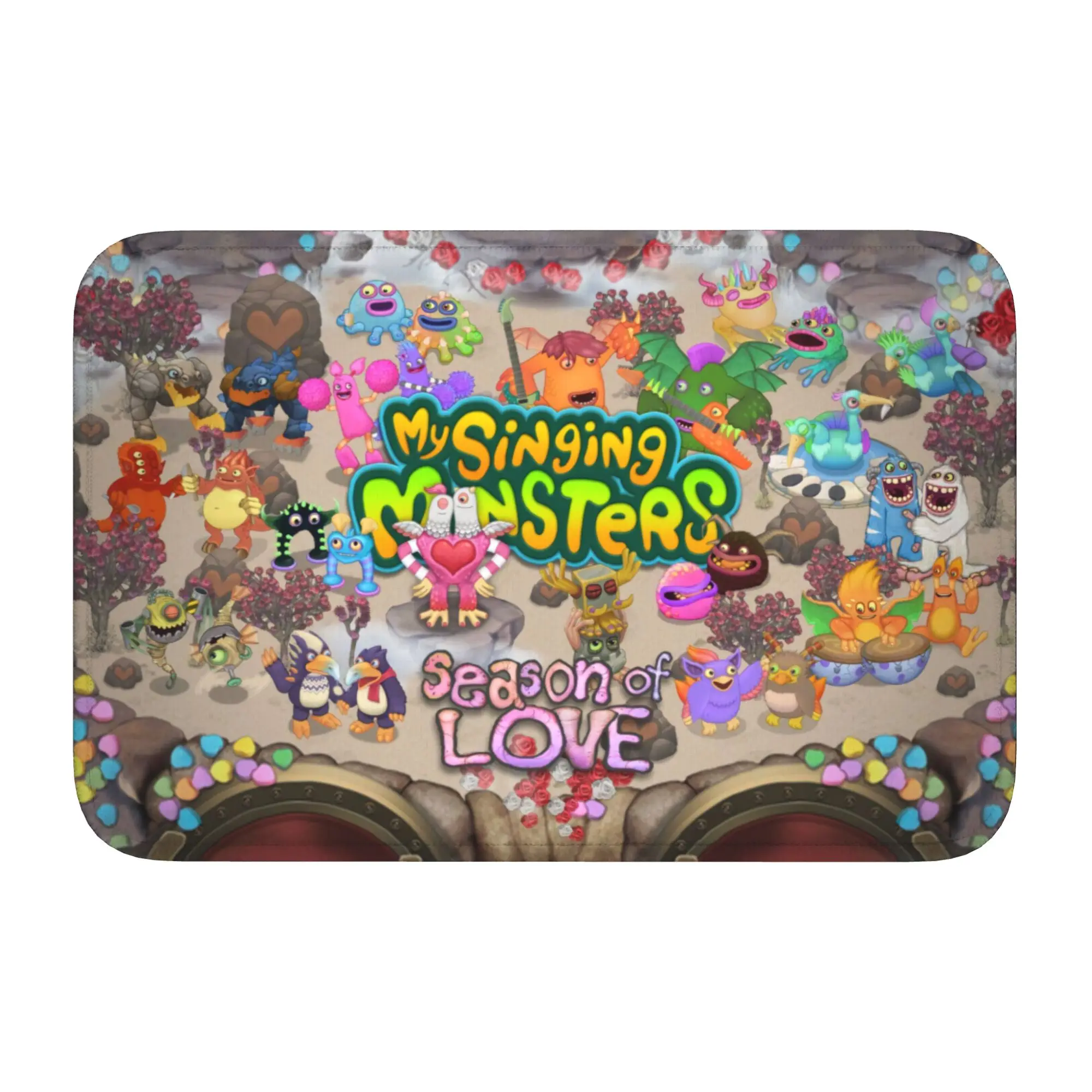 Custom My Singing Monsters Front Floor Door Entrance Mat Indoor  Kitchen Bath Doormat Toilet Carpet Rug