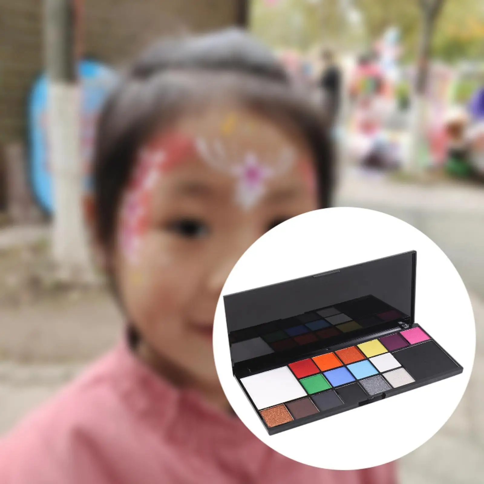 フェイスペイント コンパクト 子供用 大人用 プロフェッショナル フェスティバル パーティー ハロウィン用