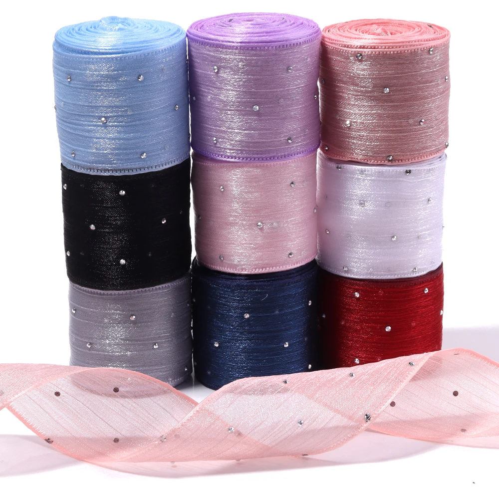 Ribbon Organza Roll - ﻿5 Yards / Roll 4cm Blase