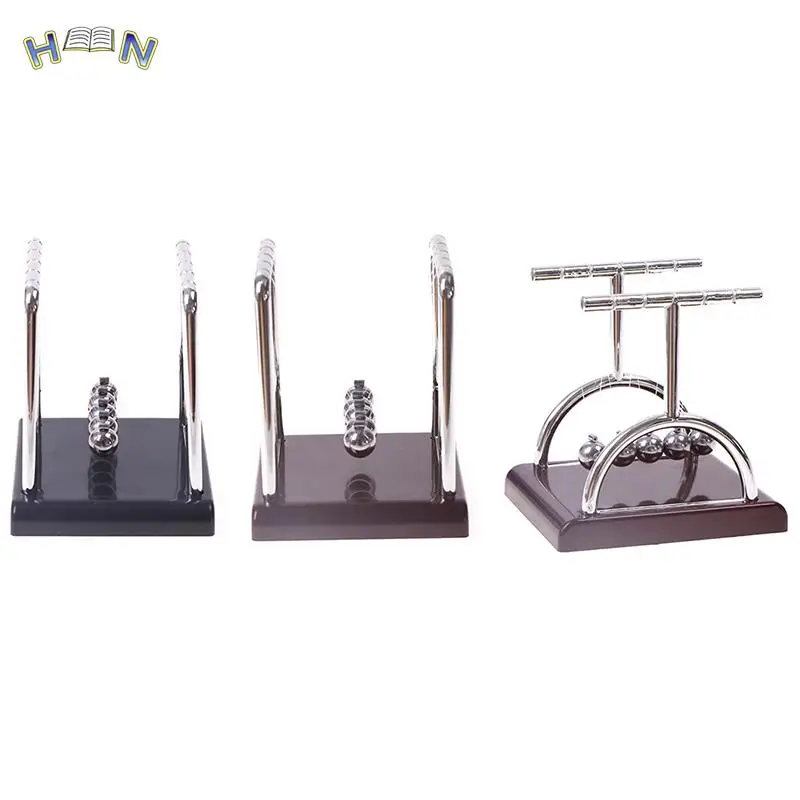 Metal Pendulum Ball Newton Ball Physics Science Pendulum Steel Balance Ball Crafts Newton's Cradle Desk Table Decor