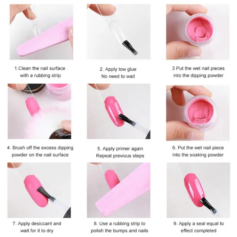 Smalto per unghie decorazione Gel Glitter polvere potere tinta unita polvere per unghie Glitter per unghie polvere unghie Nail Art Power Manicure