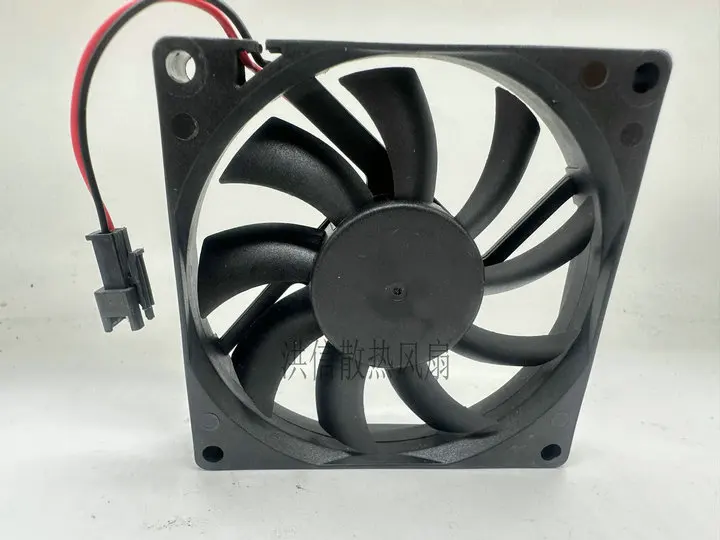 KERONG DF0801512SEL2R DC 12V 0.15A 1.8W 80x80x15mm 2-Wire Server Cooling Fan