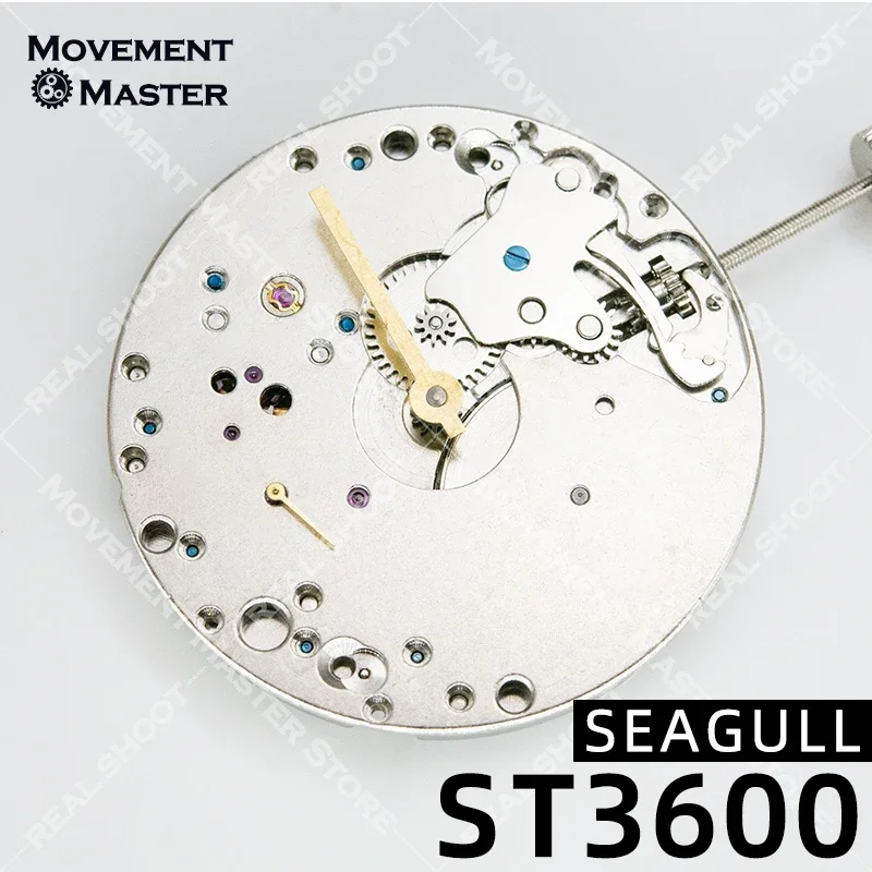 New Seagull ST3600 Mechanical Movement ST36 China Original Watch Men ETA 6497 Hand Wind 17 Jewels Watch Case Fit Repair Part