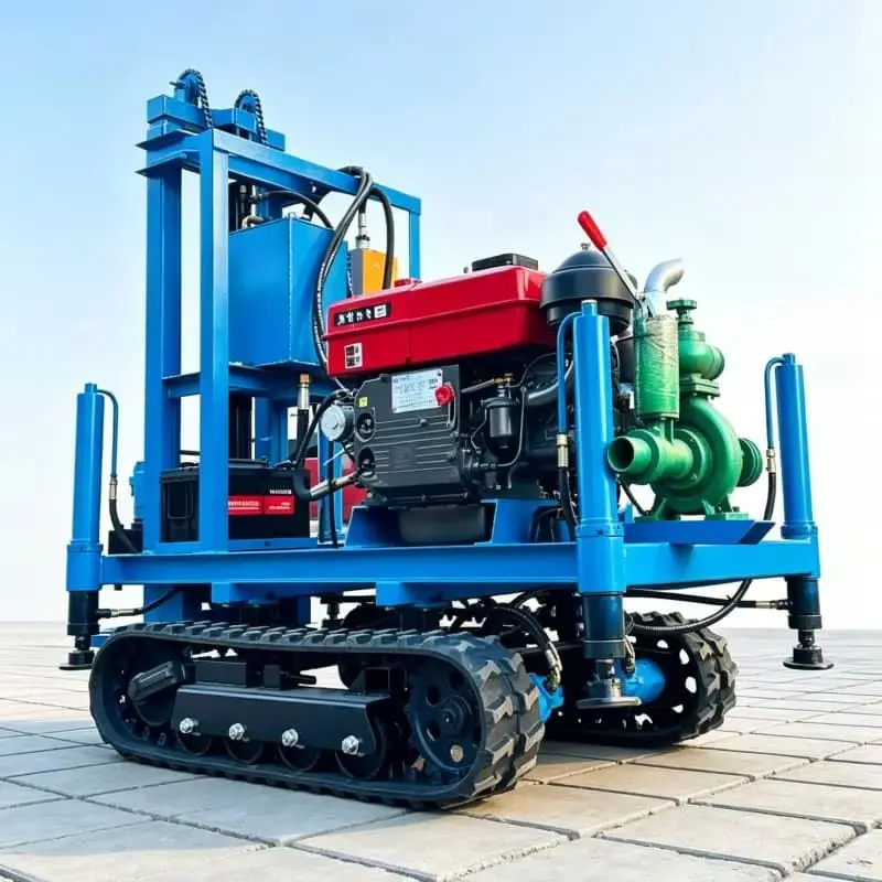 

Customized Diesel-powered Down-the-Hole Drilling Machine, Crawler DTH Drilling Rig, Mining Drilling Rig