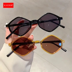 KLASSNUM 2026 Sunglasses Women Irregular Vintage Small Frame Sun Glasses Anti Uv400 Lightweight Slim Frame Eyepiece Color Shades