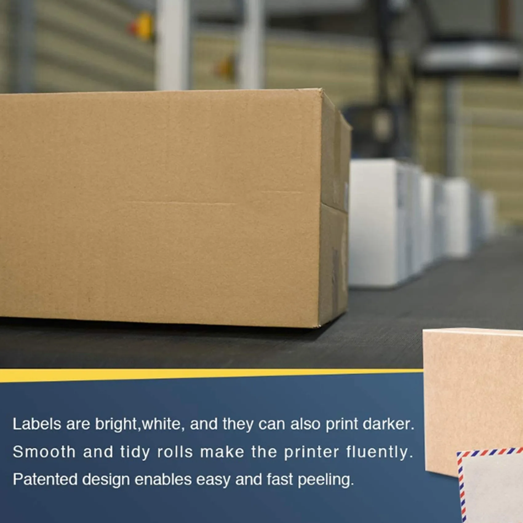 

Stable 4 Roll Compatible For Brother DK22205 62Mm X 30.48M Continuous White Length Paper Tape Labels With Refillable Cartridge