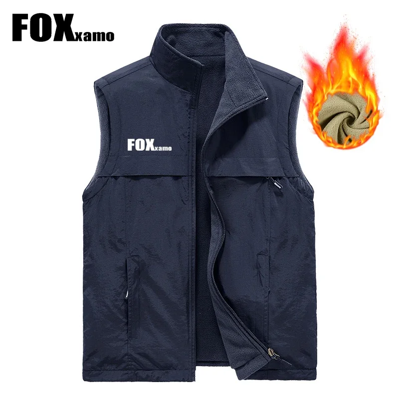 FOXXamo-Chaleco de Ciclismo sin mangas para Hombre, Chaleco de viento para bicicleta de montaña, ropa de bicicleta, Chaleco de Invierno