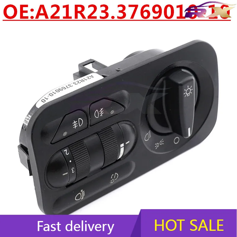 

OEM:A21R23.3769010-10 Suitable for Lada Automobile Headlight Fog Light Adjustment Switch Headlight Combination Switch