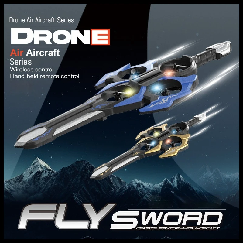 

2.4G RC Flying Sword Drone Quadcopter Foam Remote Control Airplane Altitude Hold Hand Controlled Aircraft Electric Flight Model