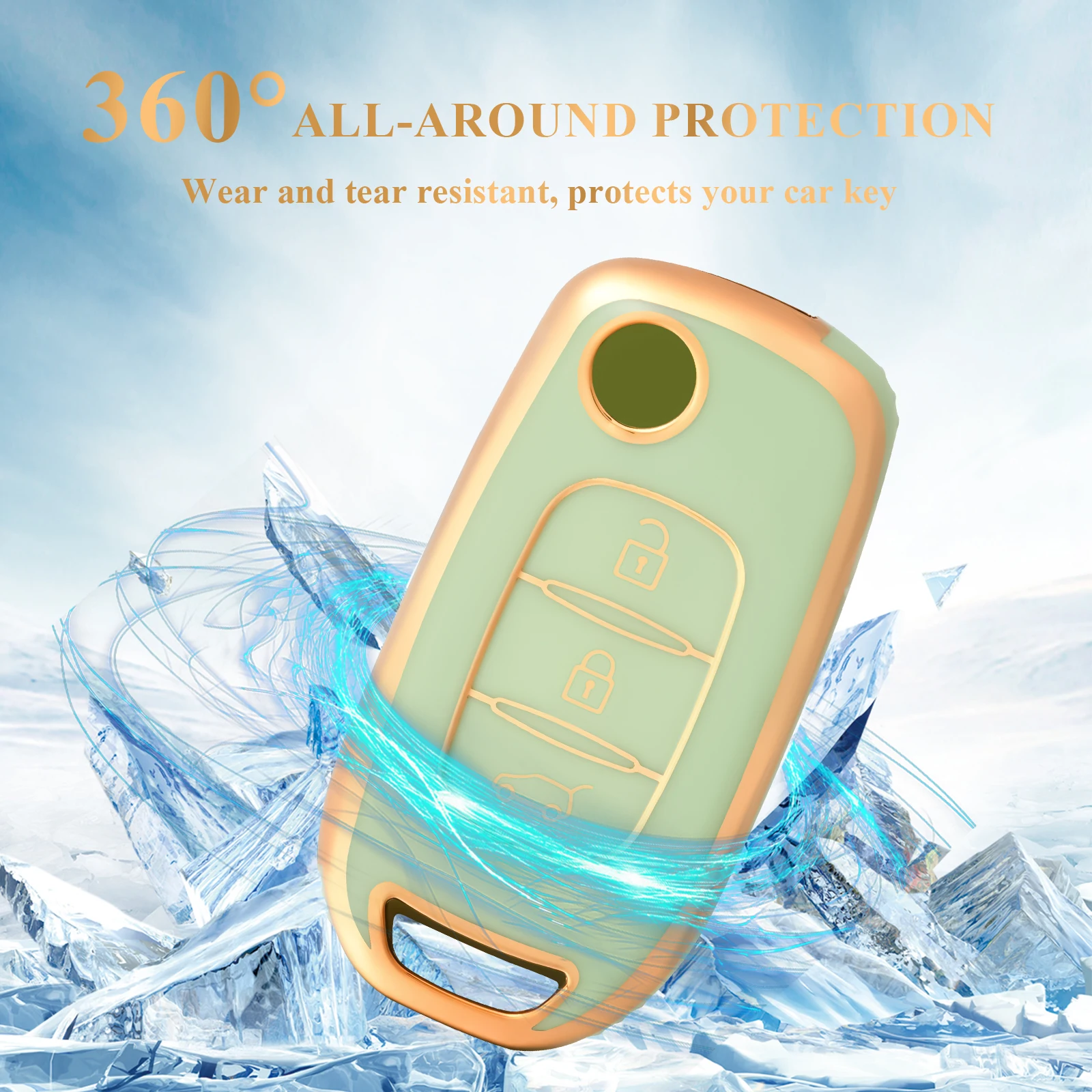Key Cover Car Key Case Protective Cover for Renault Captur Megane Sandero Stepway Logan Clio 5 2022 Arkana 2020 2021 Kwid 2023