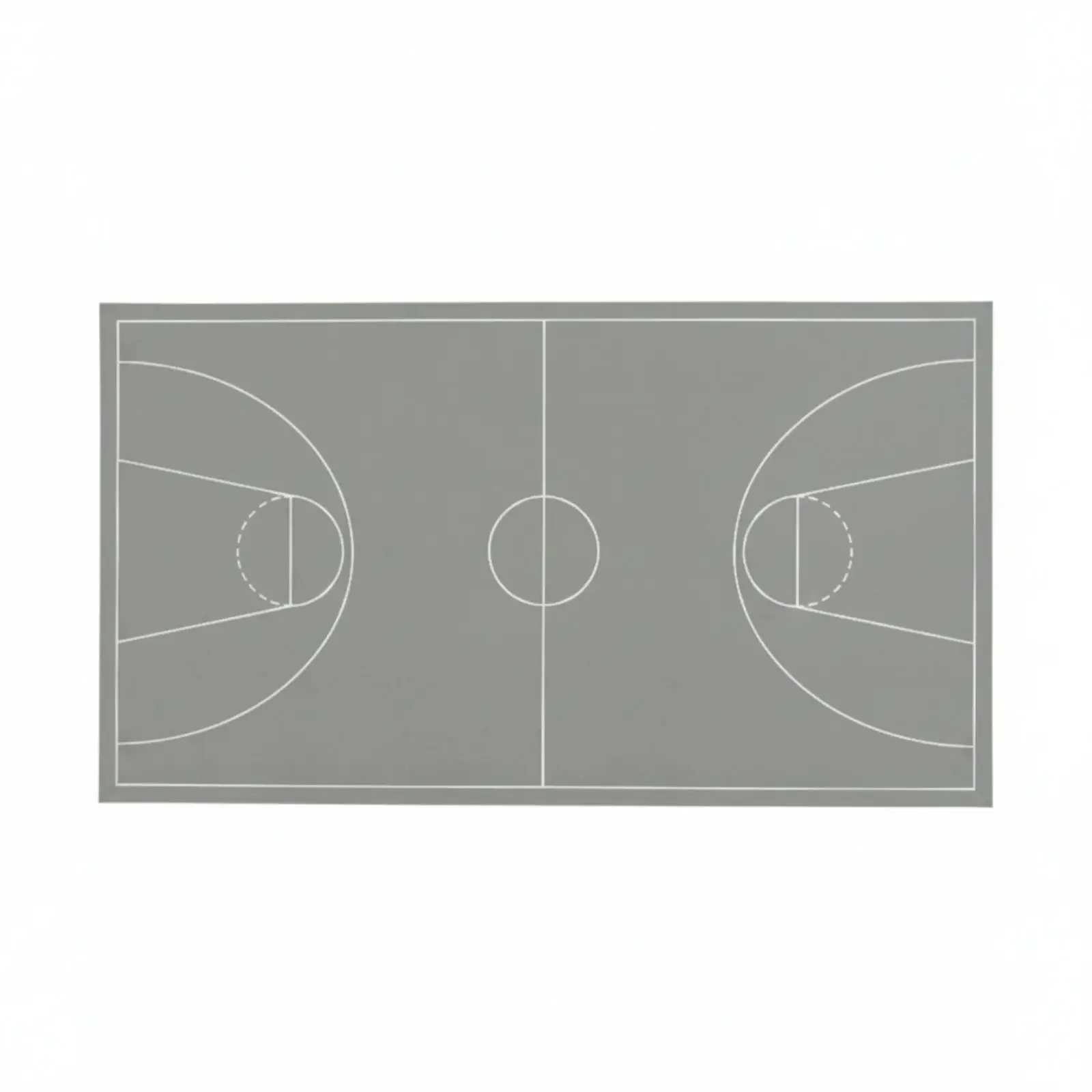Detailed HO Scale Basketball Court Railway Scene Display for Model Railroad Buildings Architectural Miniatures