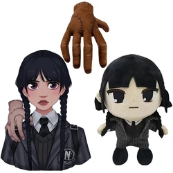 25cm Wednesday Addams Plush Toy The Thing Hand Addams Family Soft Stuffed Doll Figure Pillows Surprise Gift for Boy Girl