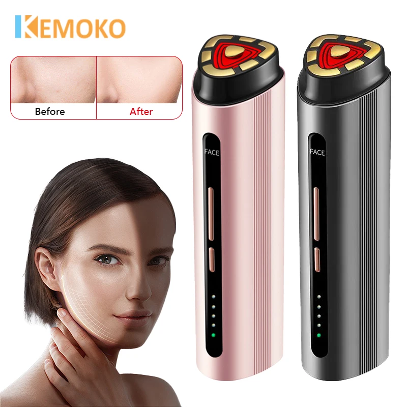 

Face Beauty Machine Skin Tightening EMS Red Light Beauty Equipment For Anti Wrinkle Face Lifting Tightening Skin Rejuvenation