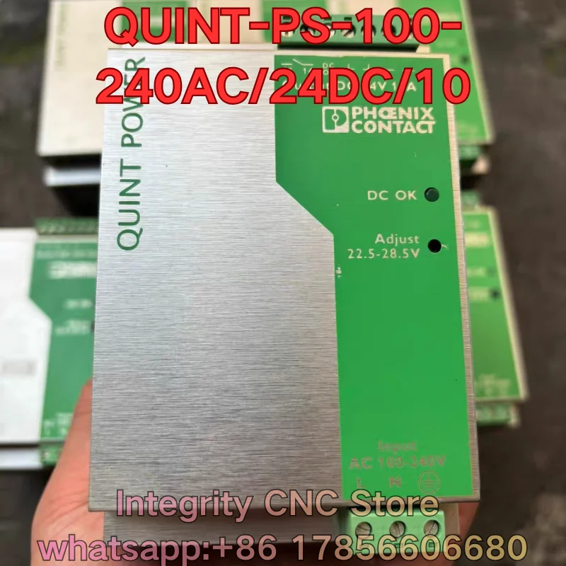 Second-hand QUINT-PS-100-240AC/24DC/10 PLC module function test is normal 2938604