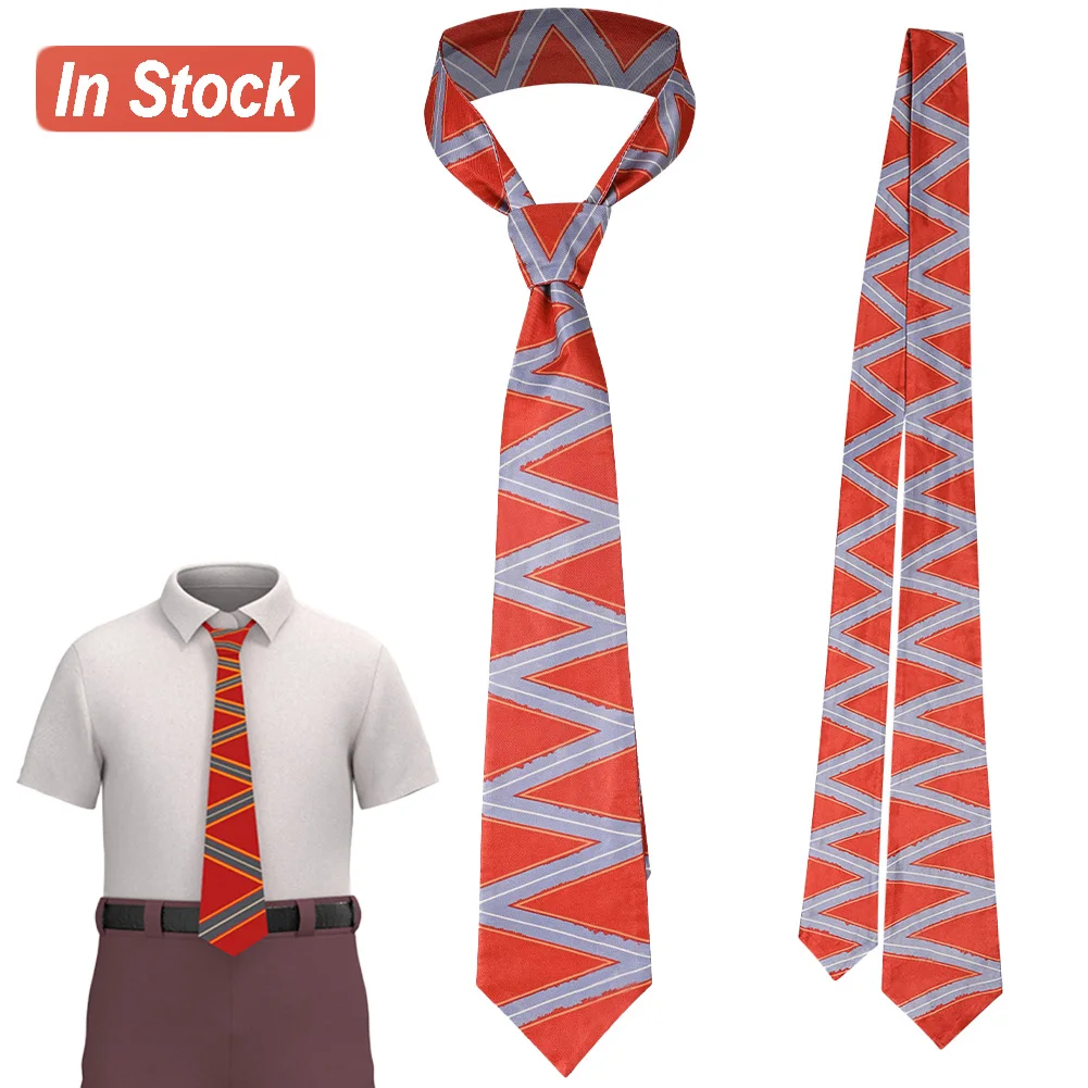 

Fantasia Anger Neck Tie Cartoon Movie In Side 2 Out Cosplay Disfraz Costume Accessories Neckties Halloween Carnival Party Prop