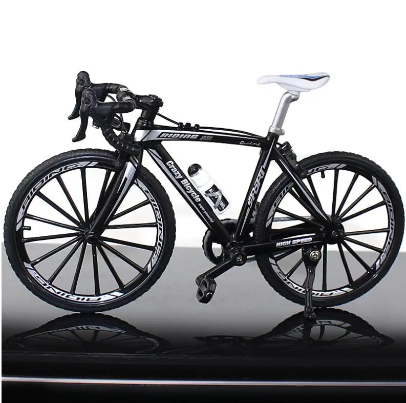 لعبة دراجة معدنية مرتبطة محاكاة مقبض بيند صغير دراجة الطريق TT توقيت سباق السيارات نموذج حلية مجموعة #2