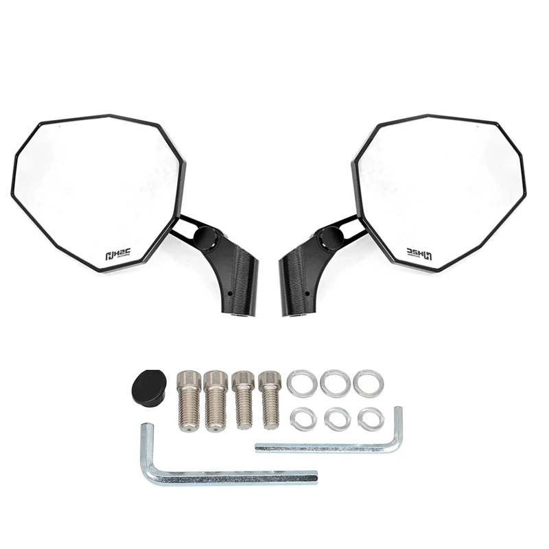 

1 Pair Universal Aaccessories Motorcycle Modification Rearview Mirror Electric Vehicle Reflector CNC Aluminum Reversing Mirror