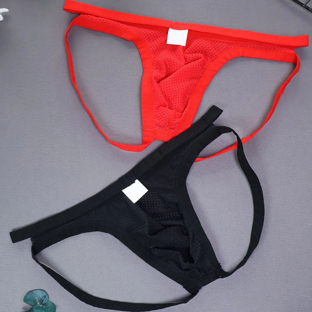 

Мужские сексуальные стринги, сетчатые полые однотонные сексуальные стринги, нижнее белье со слоновьим носом, открытый ремень для ягодиц, стринги, трусы