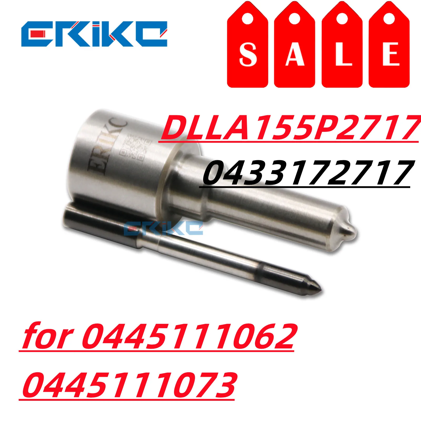 DLLA155P2717 0433172717 Diesel Injector Nozzle Tip DLLA 155 P 2717 Spare Parts Sprayer DLLA 155P 2717 for 0445111062 0445111073