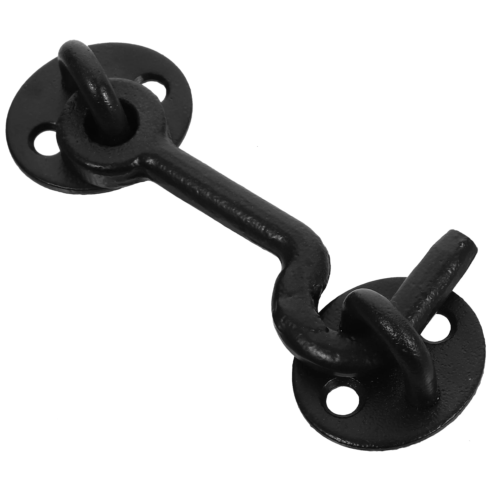 

1 set 1 Set Cast Iron Wall Hook Heavy Duty Rust Resistant For Door Window Closet Gate Hardware Mounting Screws Included