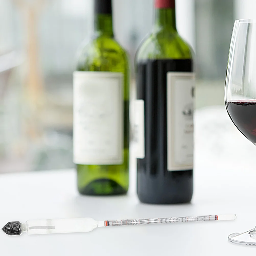 

2Sets Alcohol Hydrometer Scale Wine Hydrometer Plastic Test Jar Kit for Home Brewing Beer Wine Making Supplies