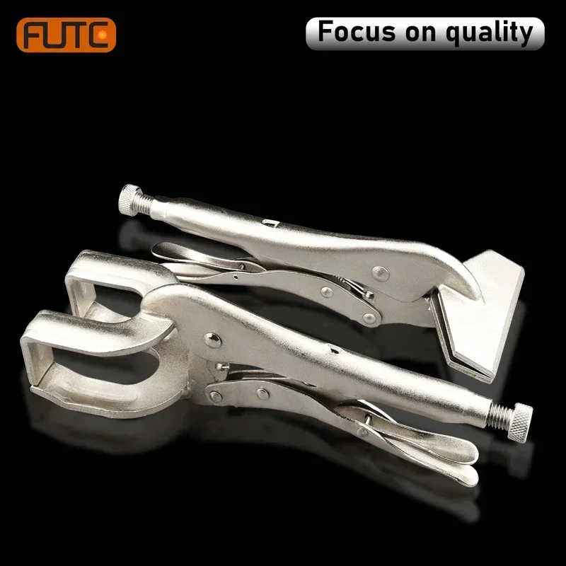 

FUTE Welding U-Type Pliers Multi-Function Pipe Labor-saving Counterpart Forceps Fixing Clamp Tools Wood Work Locking Plier