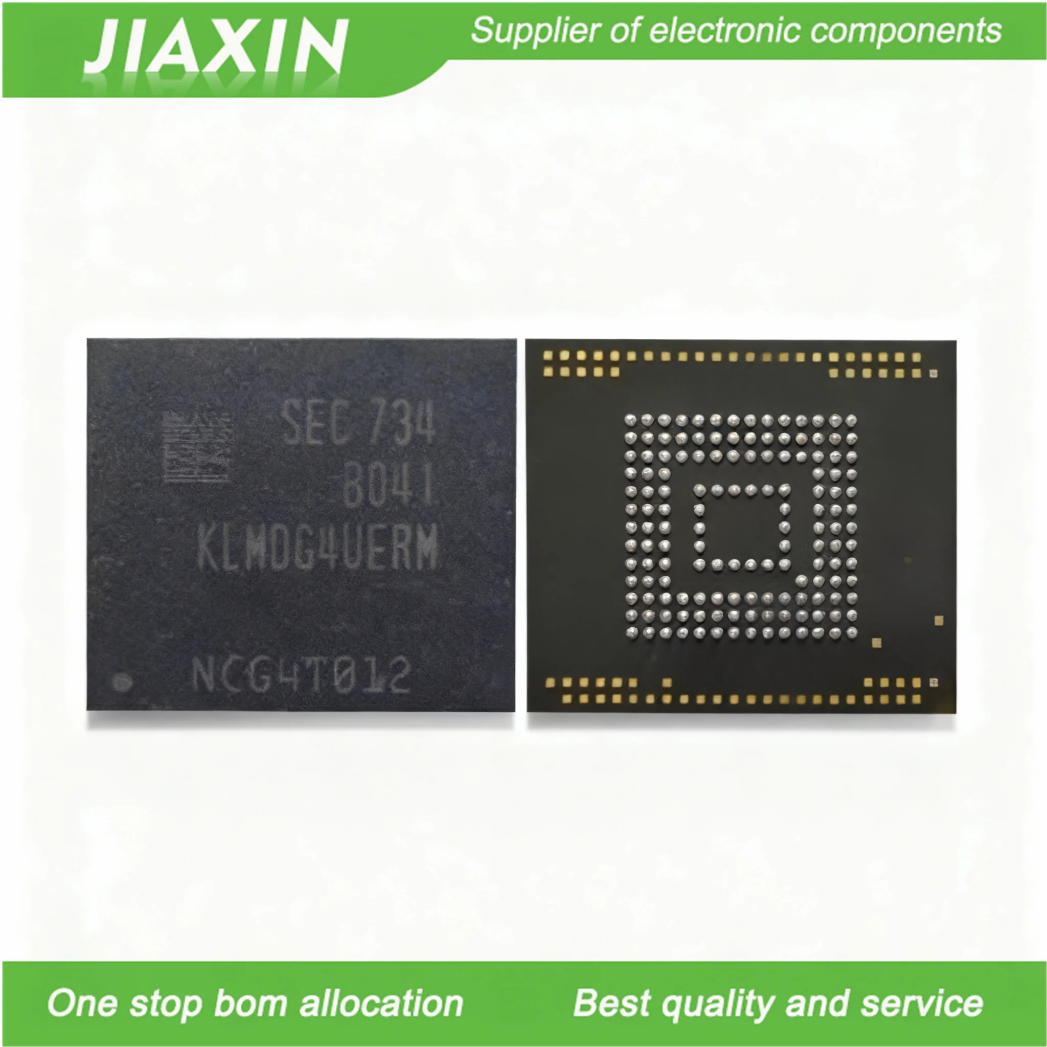 KLMDG4UERM-B041 KLMDG2RCTE-B041 128GB EMMC 153FBGA Flash font library Storage chips Tested 100% A new lifespan 0-10 IC