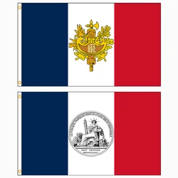 90x150cm France Flag Armoiries république française Great Seal Flag Polyester Printed Banner Decoration FLAGLAND