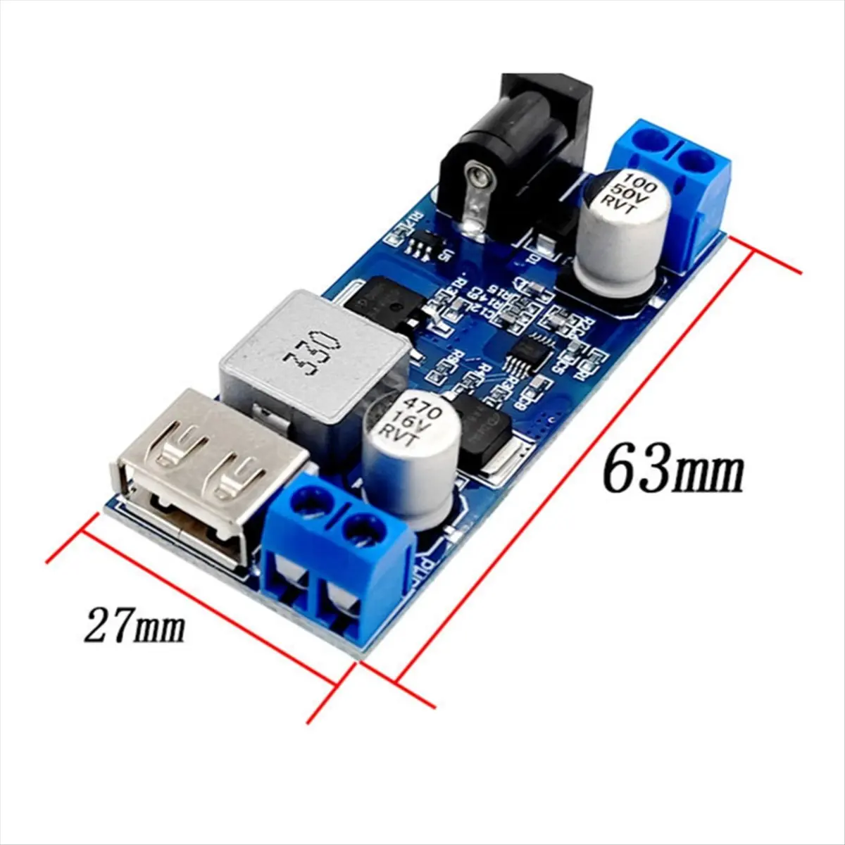 DC 5V6A Step-Down Module 12V24V to 5V Power Converter USB Charging 5A High Power 30W 10 Pcs