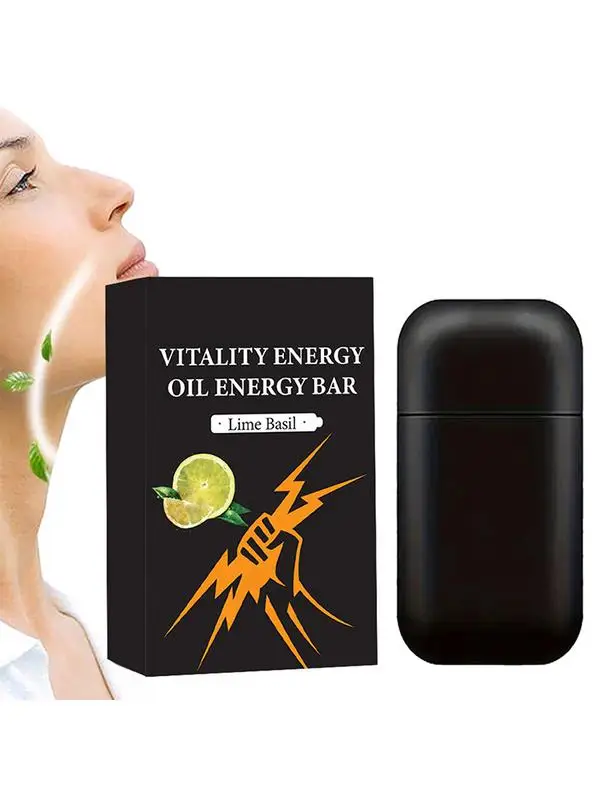 Barra de energía energizante de doble orificio, inhalador Nasal de aromaterapia, vapores de energía, palo de aromaterapia, aroma estimulante