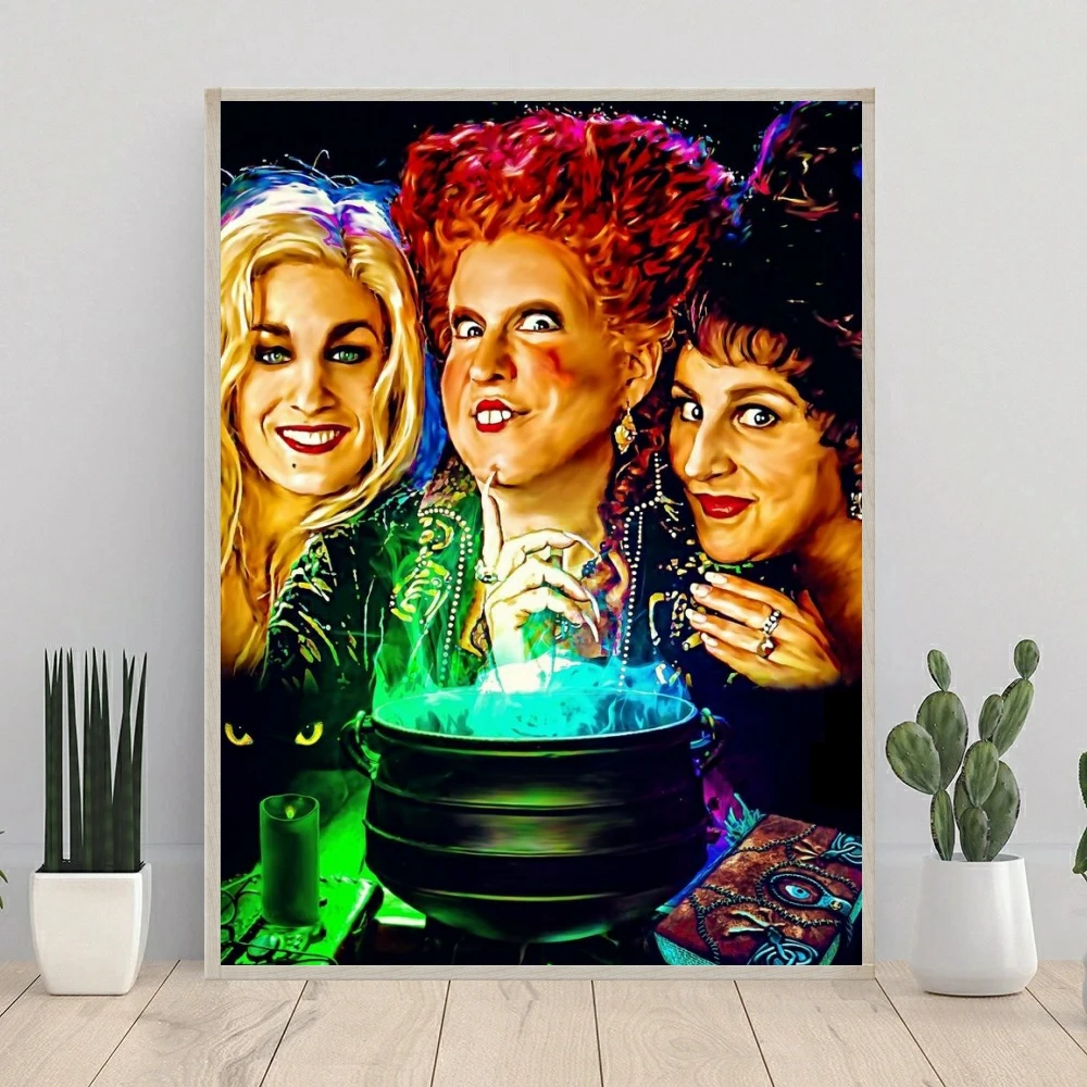 Fairy Dust AB Hocus Pocus 5D DIY Diamond Painting Embroidery Halloween Horror Movie Handmade Mosaic Kits Home Decor Gifts