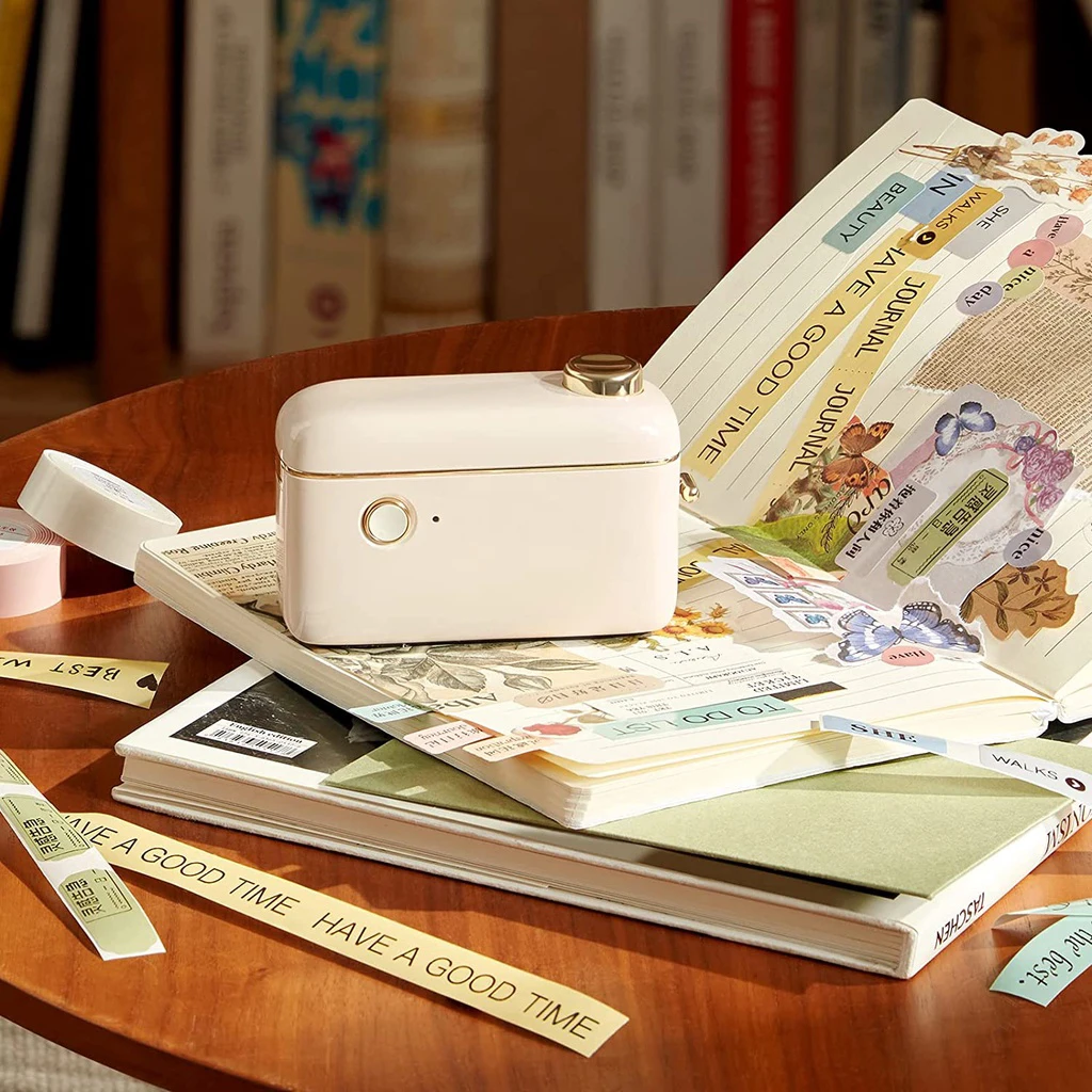 Niimbot H1S Mini Label Printer White/Color/Transparent Label  UV Waterproof Scratch-Resistant Continuous Paper For Home/Office