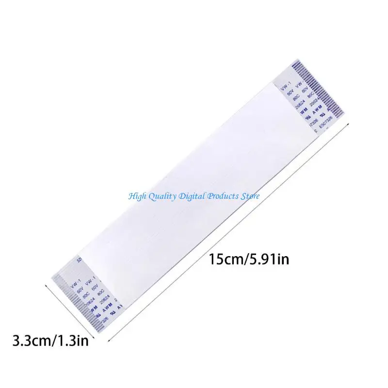 u2je 10pcs كابل مسطح مرن 0.035x0.65 FPC كابل الشريط المرن ل LCD